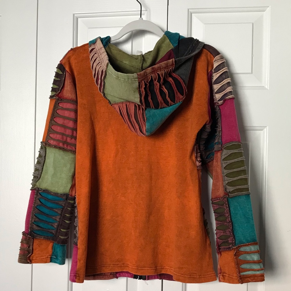 Patchwork Boho Hoodie - image 3